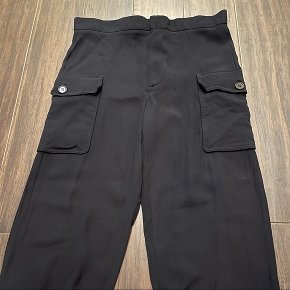 MARNI Made In Italy Black Ladies Viscose Blend Cargo Jogger Pants Size 4… - Picture 3 of 11